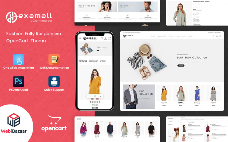 Hexamall - Shopping Mall OpenCart Template